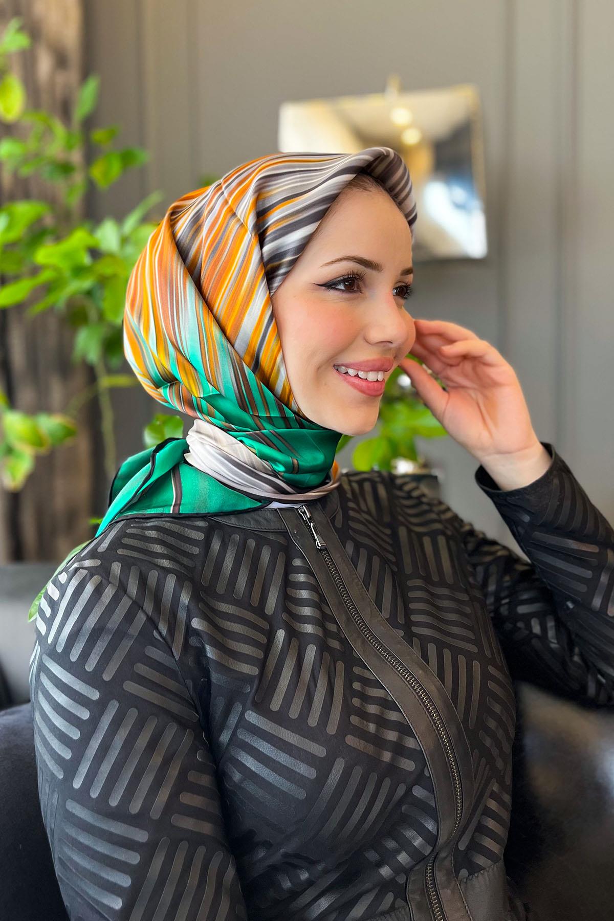 Armine İpek Eşarp 2023 İlkbahar-Yaz - 8956D-07 - Sura