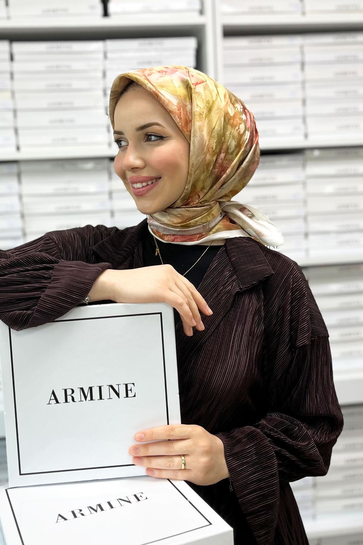 Armine İpek Eşarp 2023 İlkbahar-Yaz - 8922D-02 - Tivil