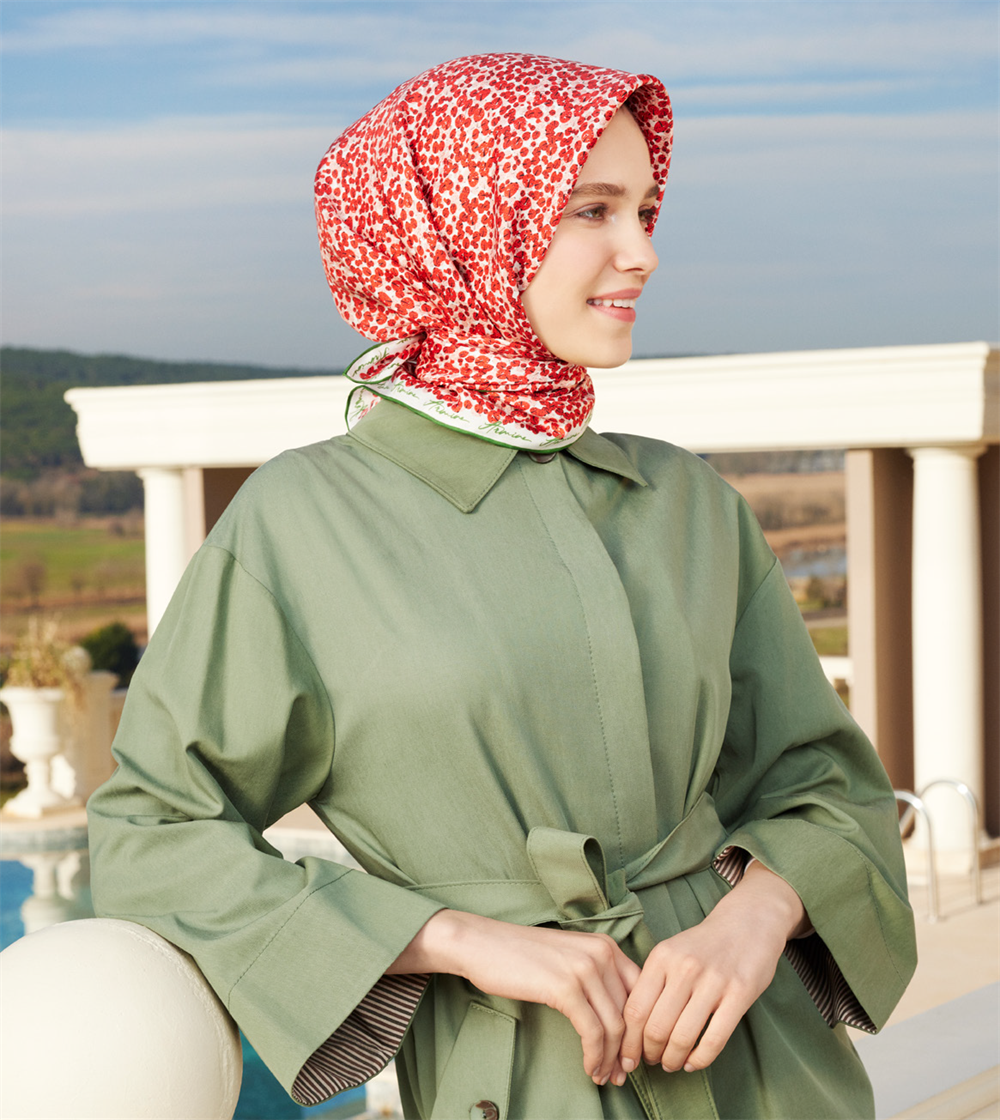 Armine İpek Eşarp 2023 İlkbahar-Yaz - 8947D-09 - Sura