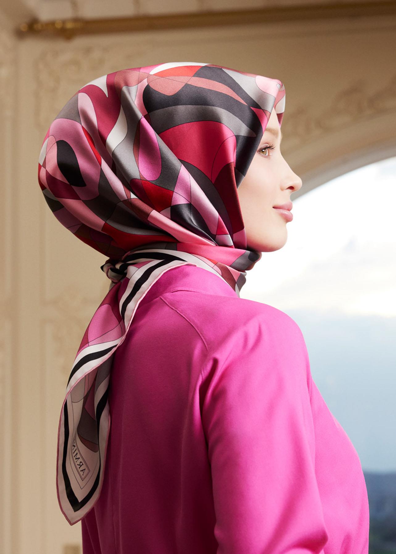 Armine İpek Eşarp 2023 İlkbahar-Yaz - 8926D-38 - Sura