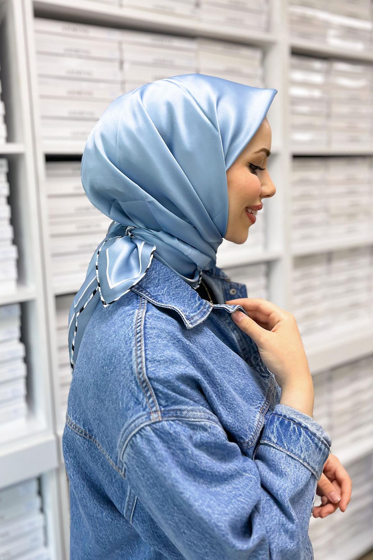 Armine İpek Eşarp 2023 İlkbahar-Yaz - 8966D-62 - Tivil