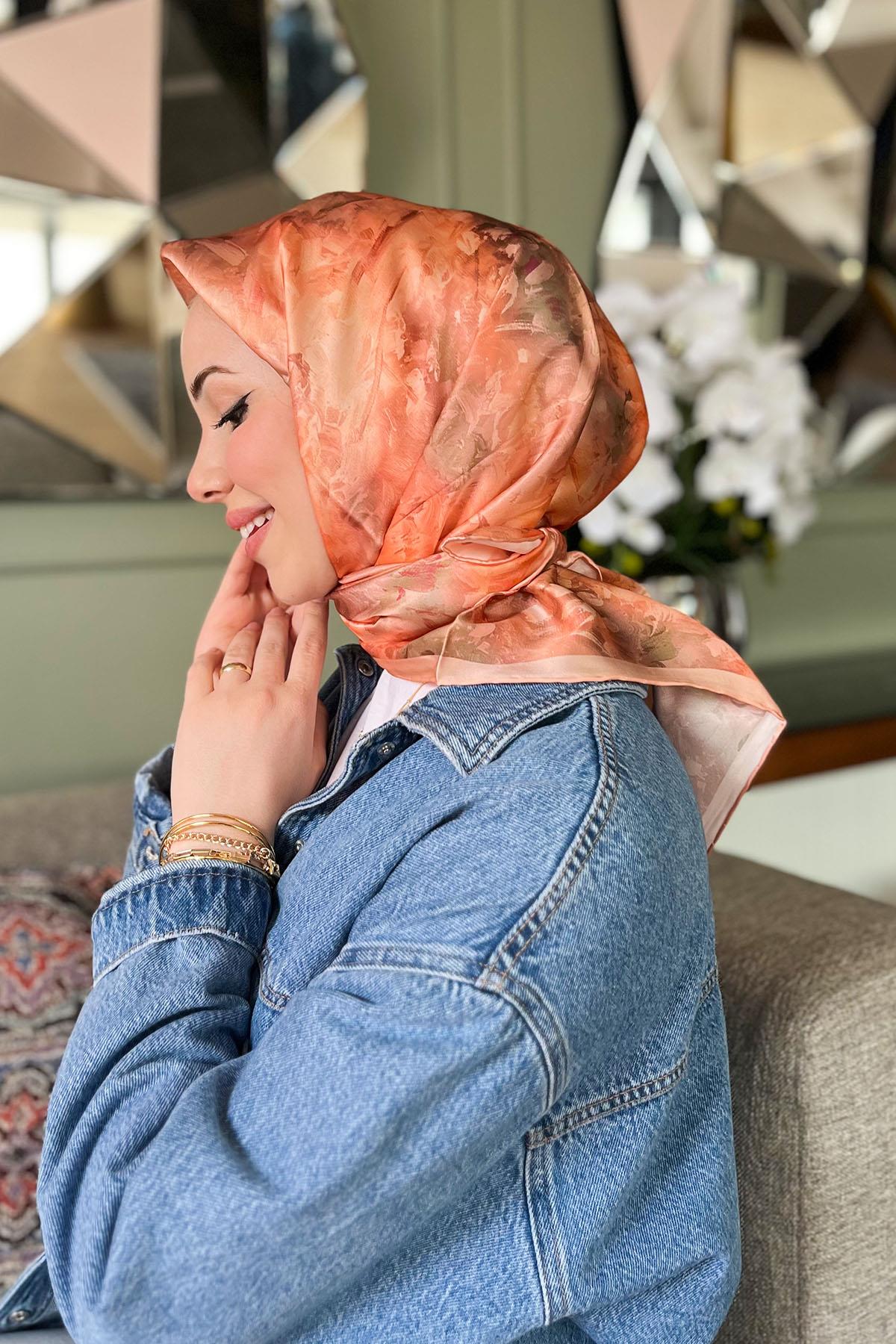 Armine İpek Eşarp 2023 İlkbahar-Yaz - 8922D-57 - Sura