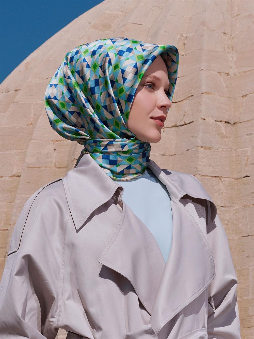 Armine İpek Eşarp 2023/2024 Sonbahar Kış - 9045DT-31 - Tivil