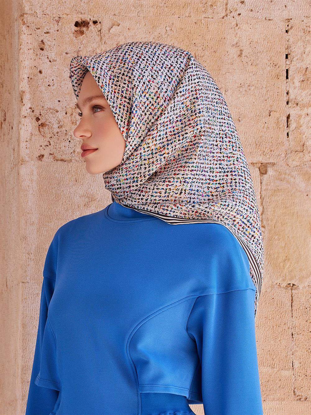 Armine İpek Eşarp 2023/2024 Sonbahar Kış - 9013DT-04 - Tivil