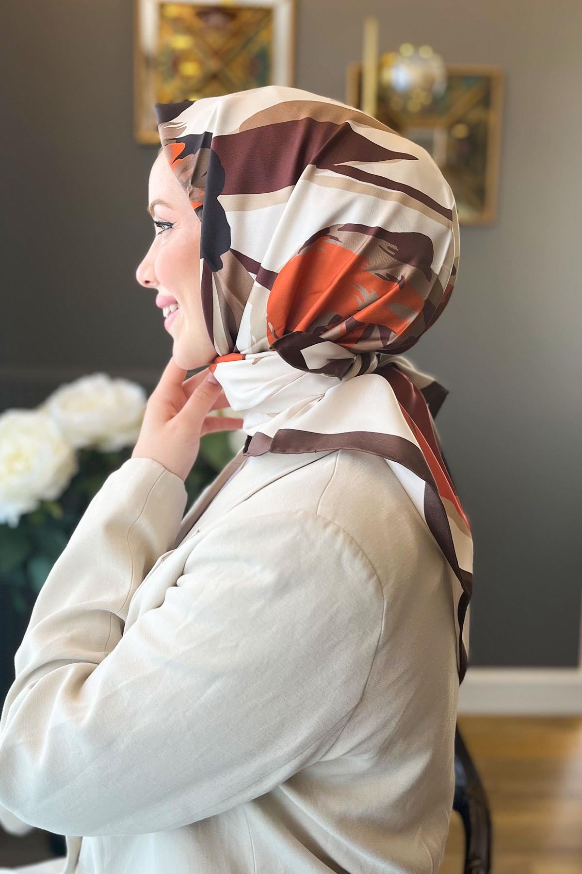 Armine İpek Eşarp 2023/2024 Sonbahar Kış - 9042D-53 - Tivil