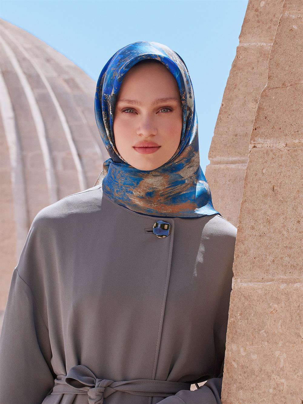 Armine İpek Eşarp 2023/2024 Sonbahar Kış - 9015DT-01 - Tivil