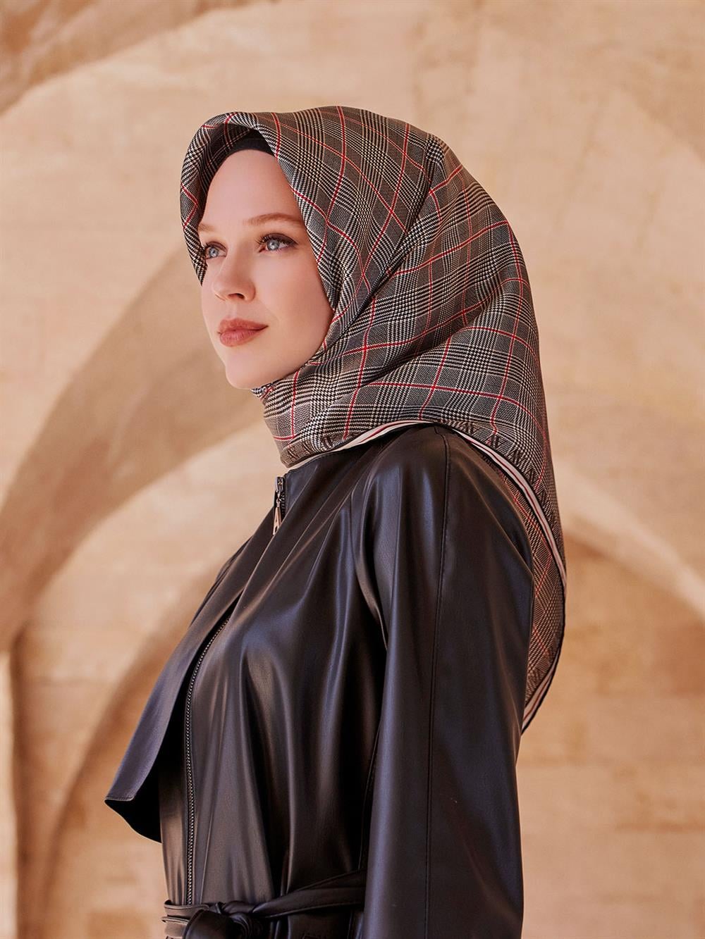 Armine İpek Eşarp 2023/2024 Sonbahar Kış - 9029DT-09 - Tivil
