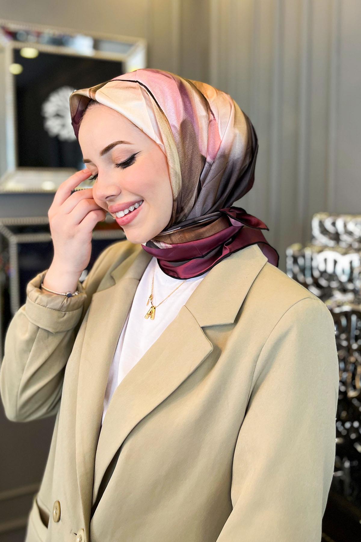 Armine İpek Eşarp 2023/2024 Sonbahar Kış - 9014DS-36 - Sura