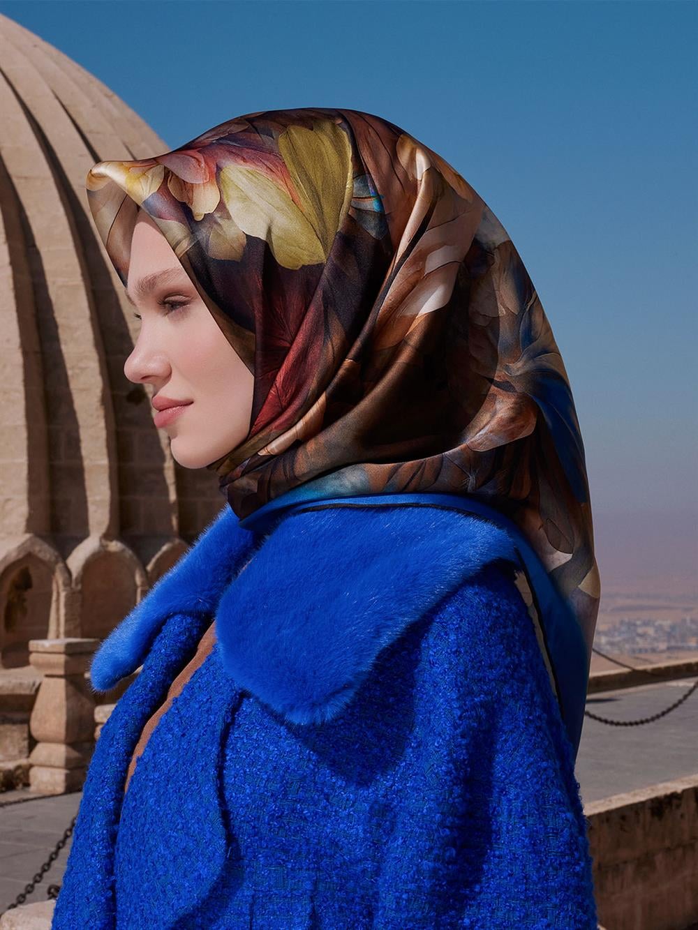 Armine İpek Eşarp 2023/2024 Sonbahar Kış - 9001DS-50 - Sura