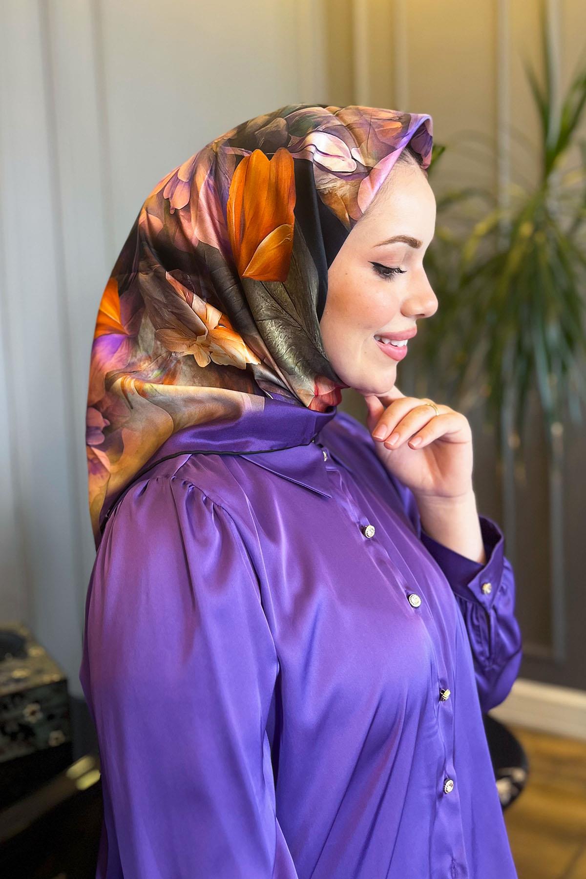 Armine İpek Eşarp 2023/2024 Sonbahar Kış - 9001DS-06 - Sura
