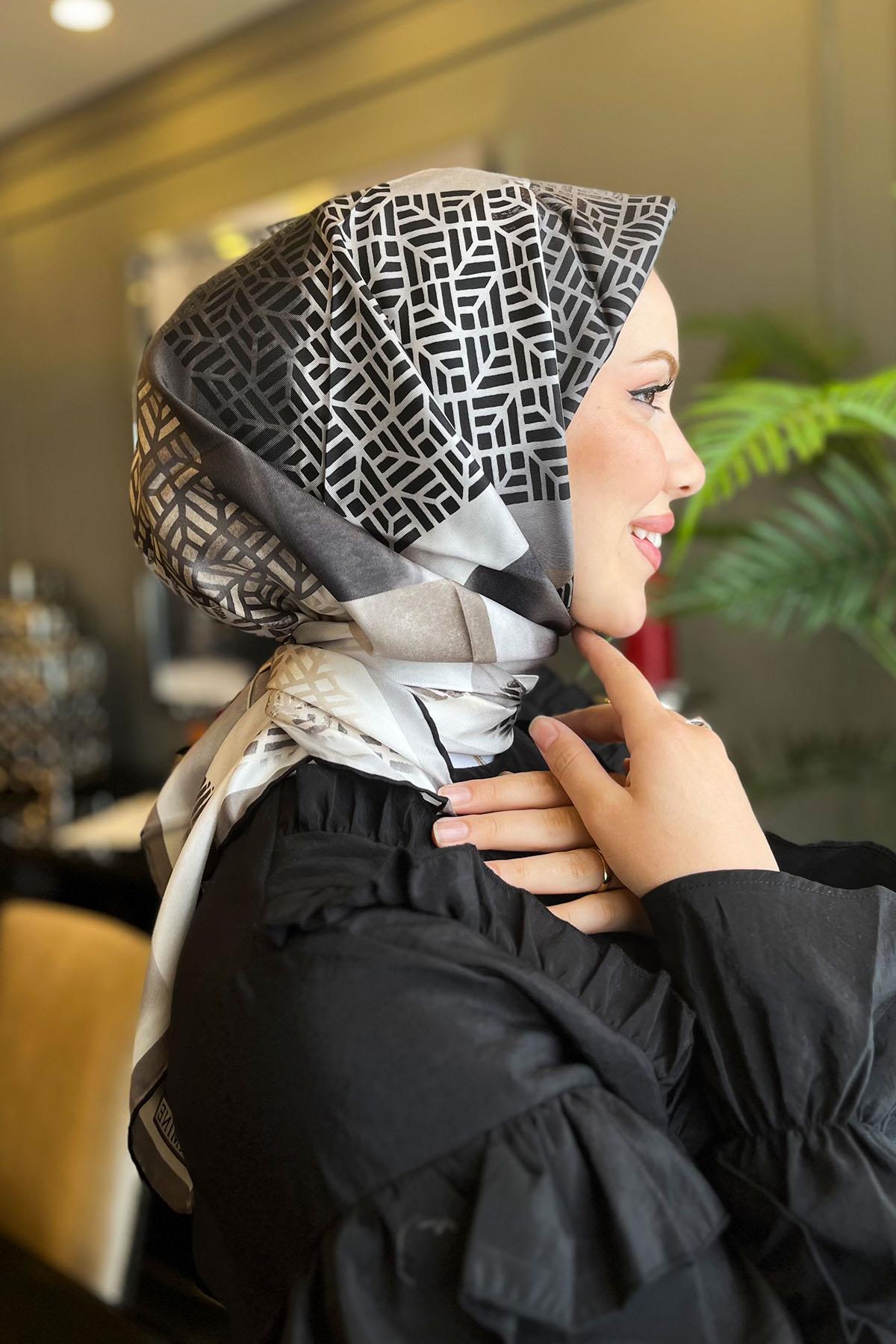 Armine İpek Eşarp 2023/2024 Sonbahar Kış - 9044D-09 - Tivil