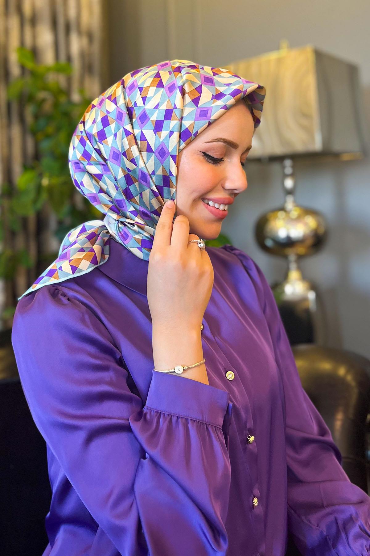 Armine İpek Eşarp 2023/2024 Sonbahar Kış - 9045D-37 - Sura