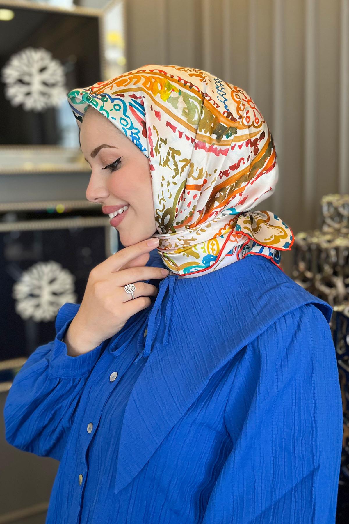 Armine İpek Eşarp 2023/2024 Sonbahar Kış - 9037D-31 - Tivil