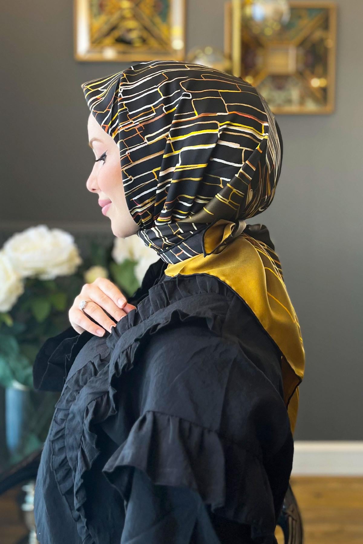 Armine İpek Eşarp 2023/2024 Sonbahar Kış - 9027D-07 - Sura