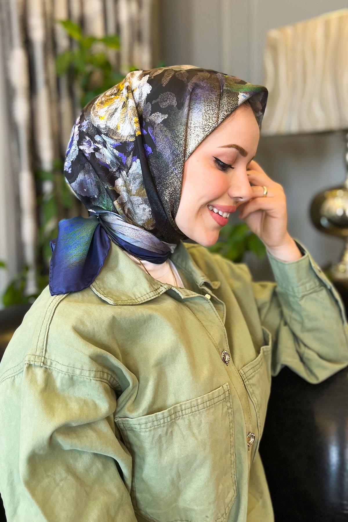 Armine İpek Eşarp 2023/2024 Sonbahar Kış - 9025D-08 - Tivil