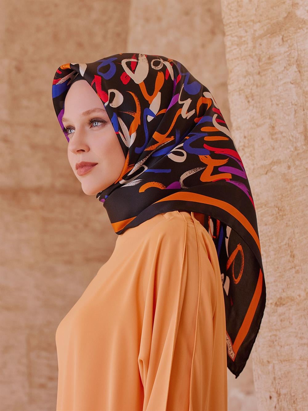 Armine İpek Eşarp 2023/2024 Sonbahar Kış - 9006DT-02 - Tivil