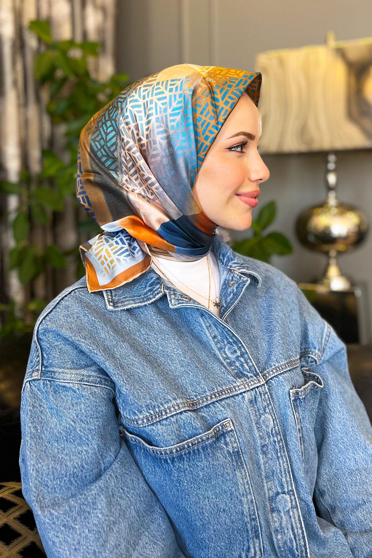 Armine İpek Eşarp 2023/2024 Sonbahar Kış - 9044D-05 - Tivil