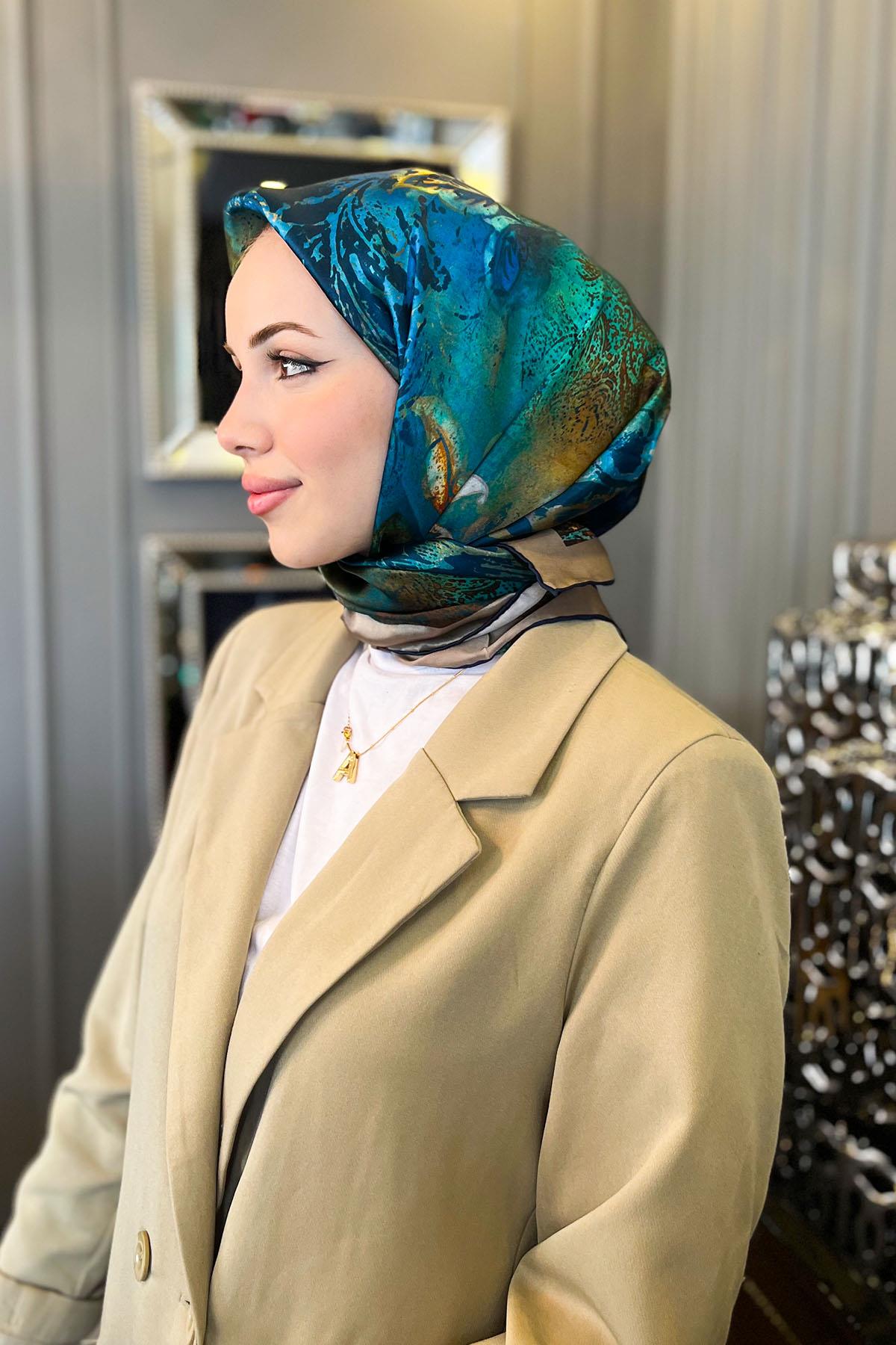 Armine İpek Eşarp 2023/2024 Sonbahar Kış - 9041D-06 - Sura