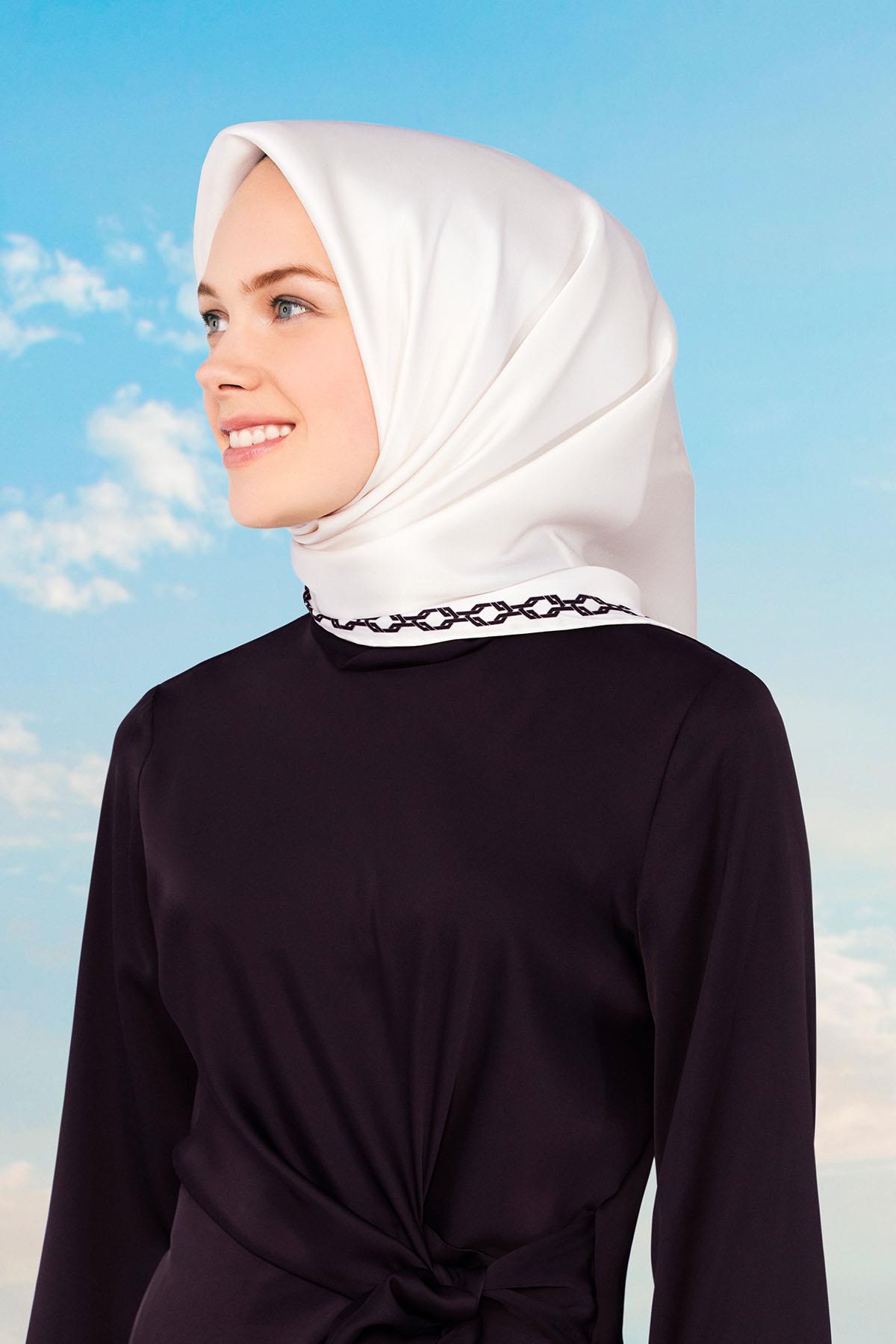 Armine İpek Eşarp 2024 İlkbahar-Yaz - 9154D-85 - Tivil