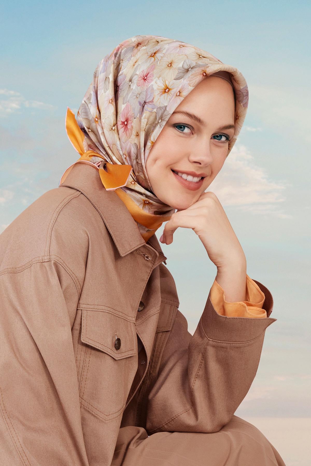 Armine İpek Eşarp 2024 İlkbahar-Yaz - 9108D-22 - Sura