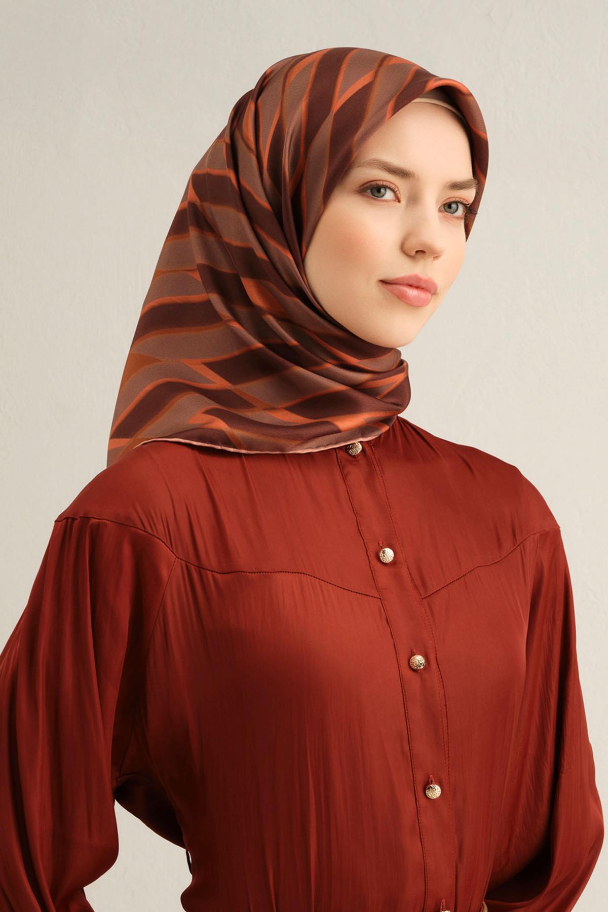 Armine İpek Eşarp 2025 İlkbahar-Yaz - 9325D-24 - Tivil