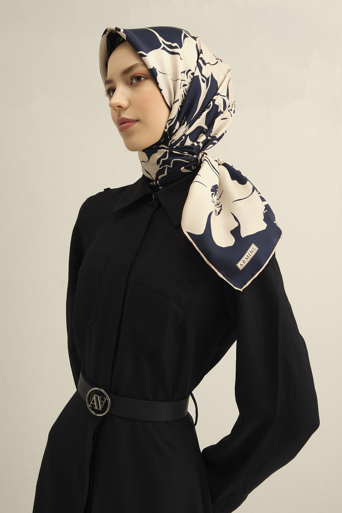 Armine İpek Eşarp 2025 İlkbahar-Yaz - 9344D-40 - Sura