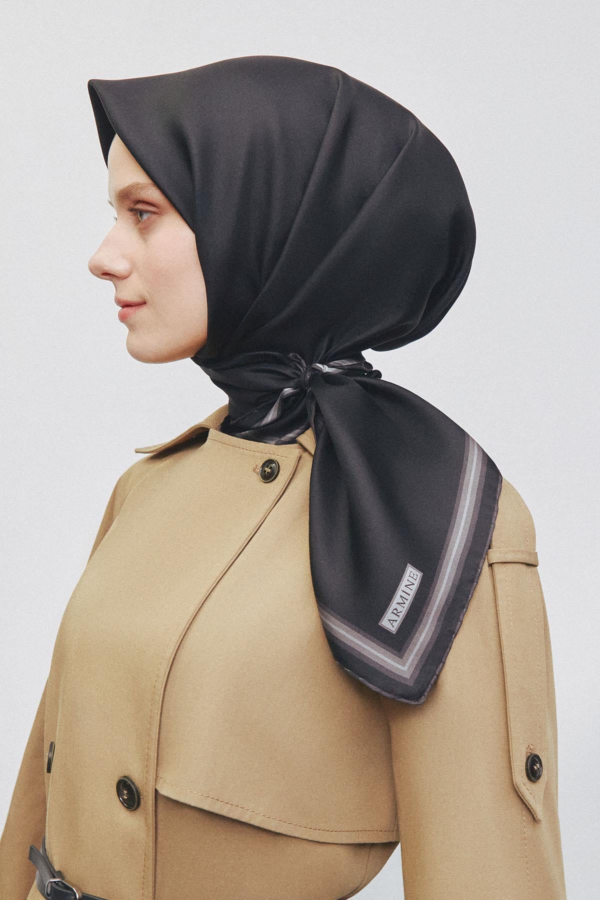 Armine İpek Eşarp 2025 İlkbahar-Yaz - 9356D-80 - Tivil