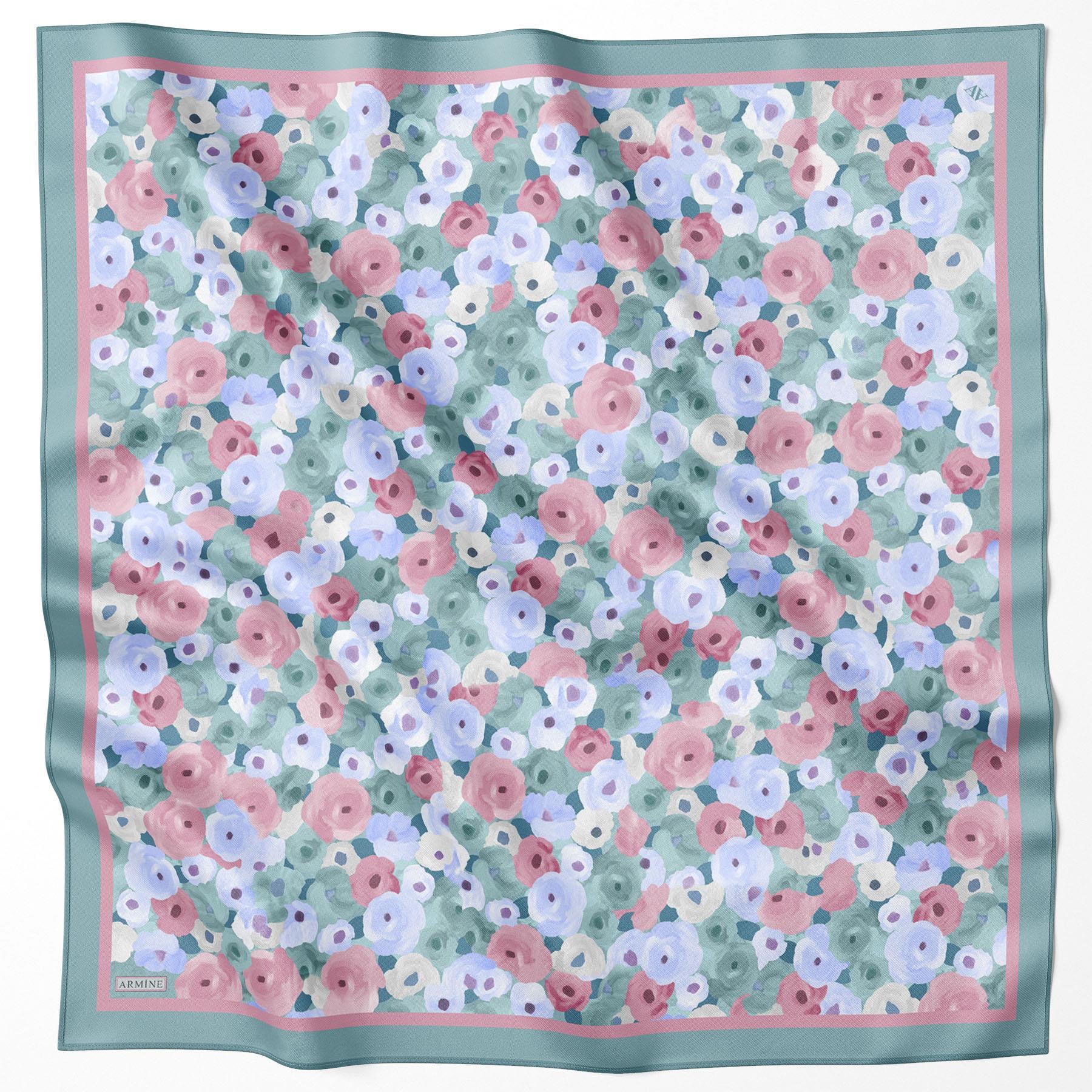 Armine Silk Scarf 2025 Spring-Summer - 9300D-50 - Satin