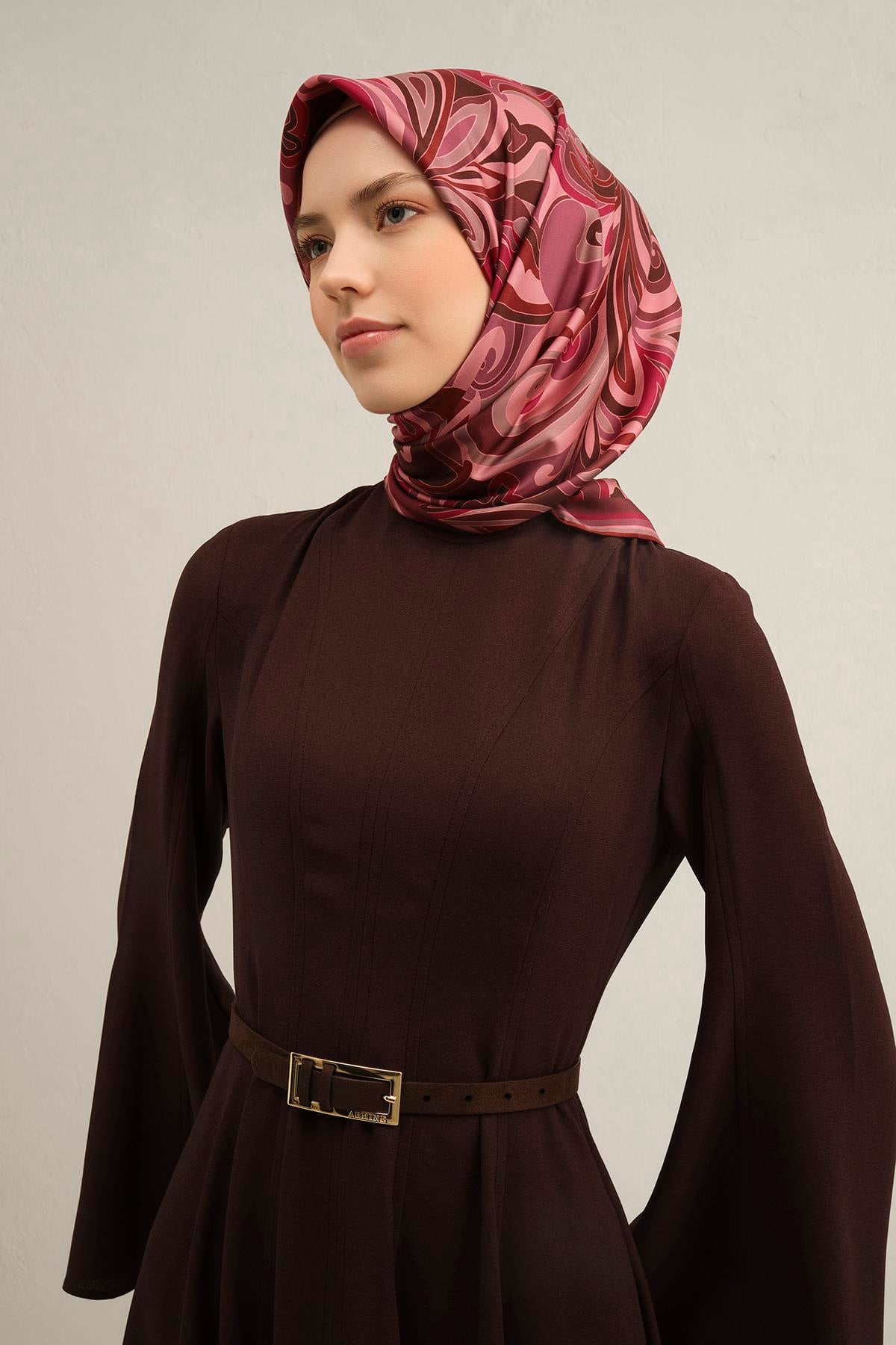 Armine İpek Eşarp 2025 İlkbahar-Yaz - 9323D-83 - Sura