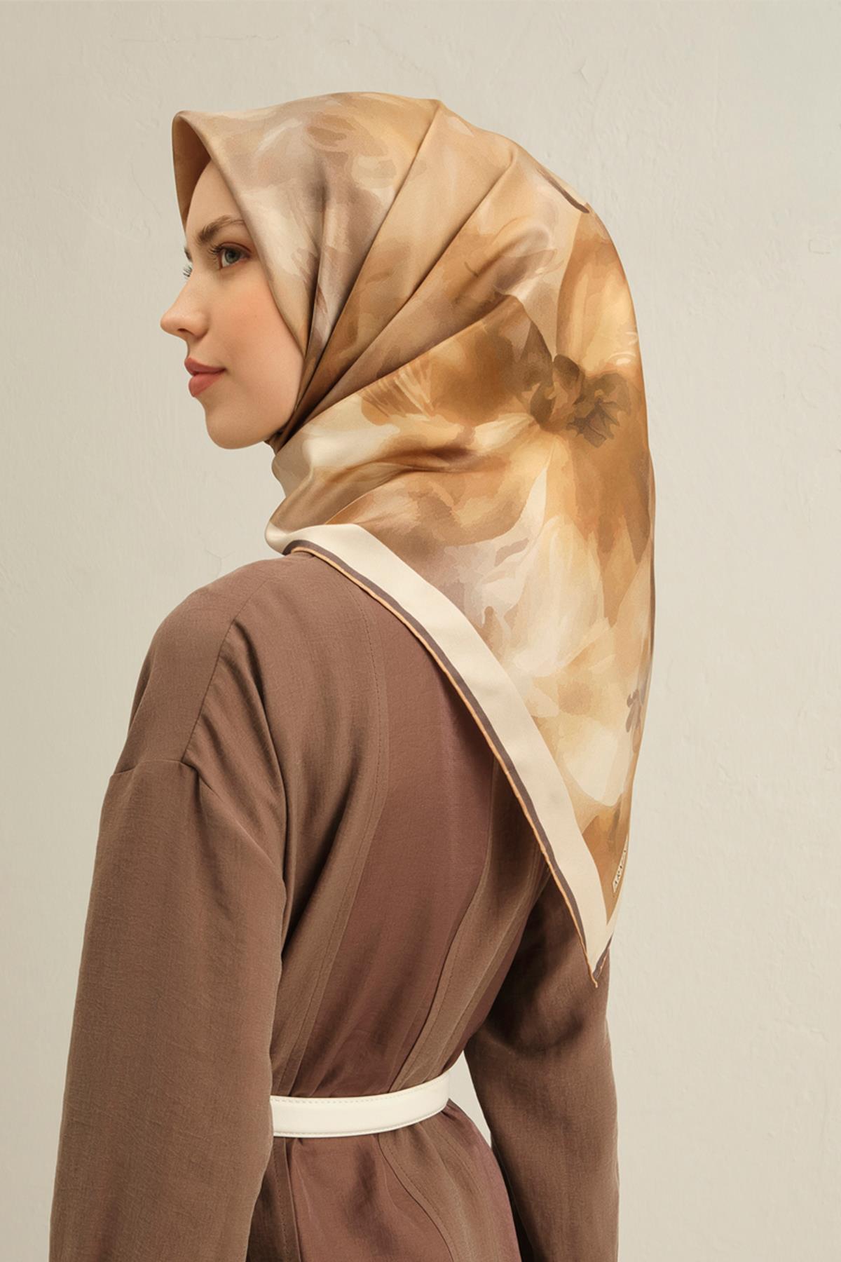 Armine Silk Scarf 2025 Spring-Summer - 9310D-36 - Twill