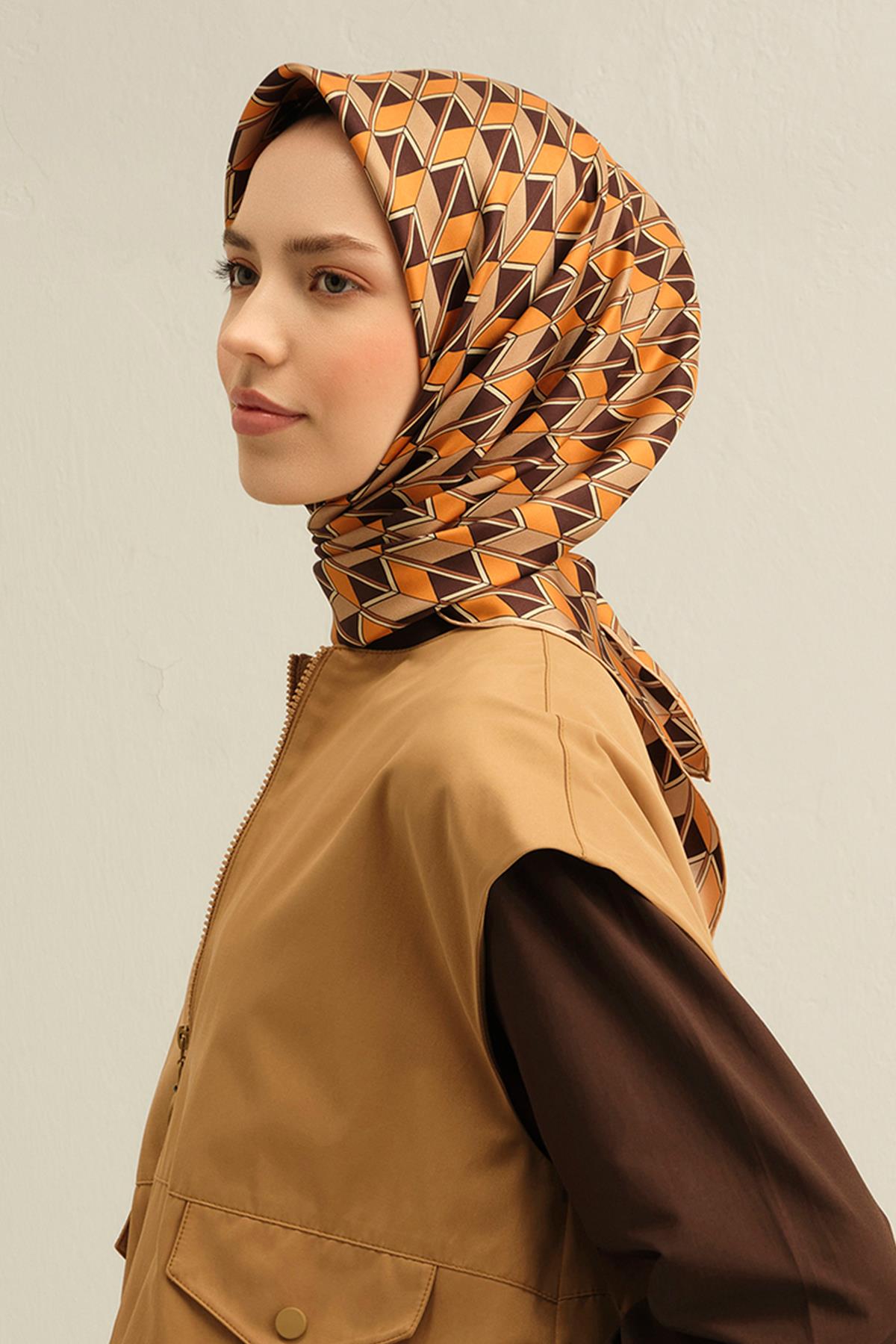Armine İpek Eşarp 2025 İlkbahar-Yaz - 9309D-07 - Tivil