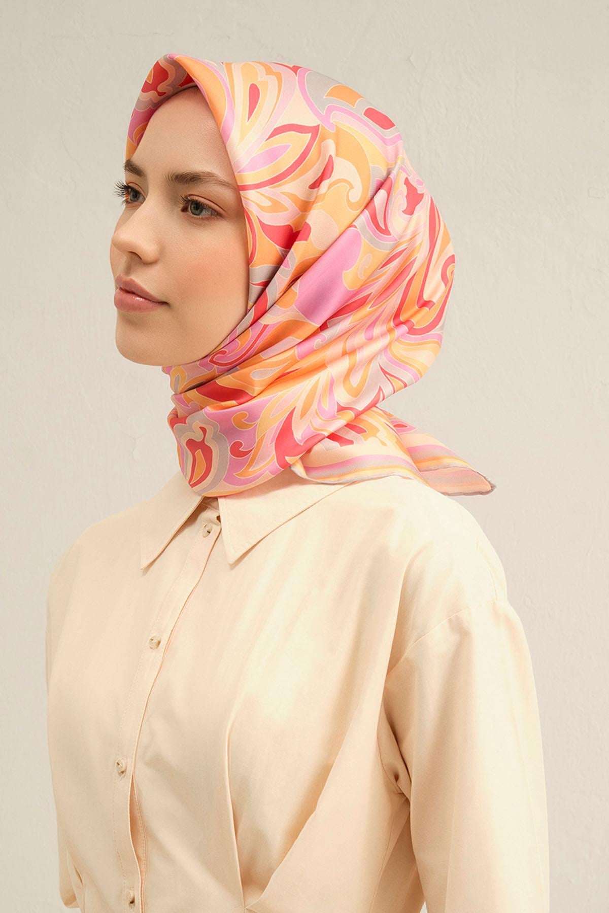 Armine İpek Eşarp 2025 İlkbahar-Yaz - 9323D-85 - Sura