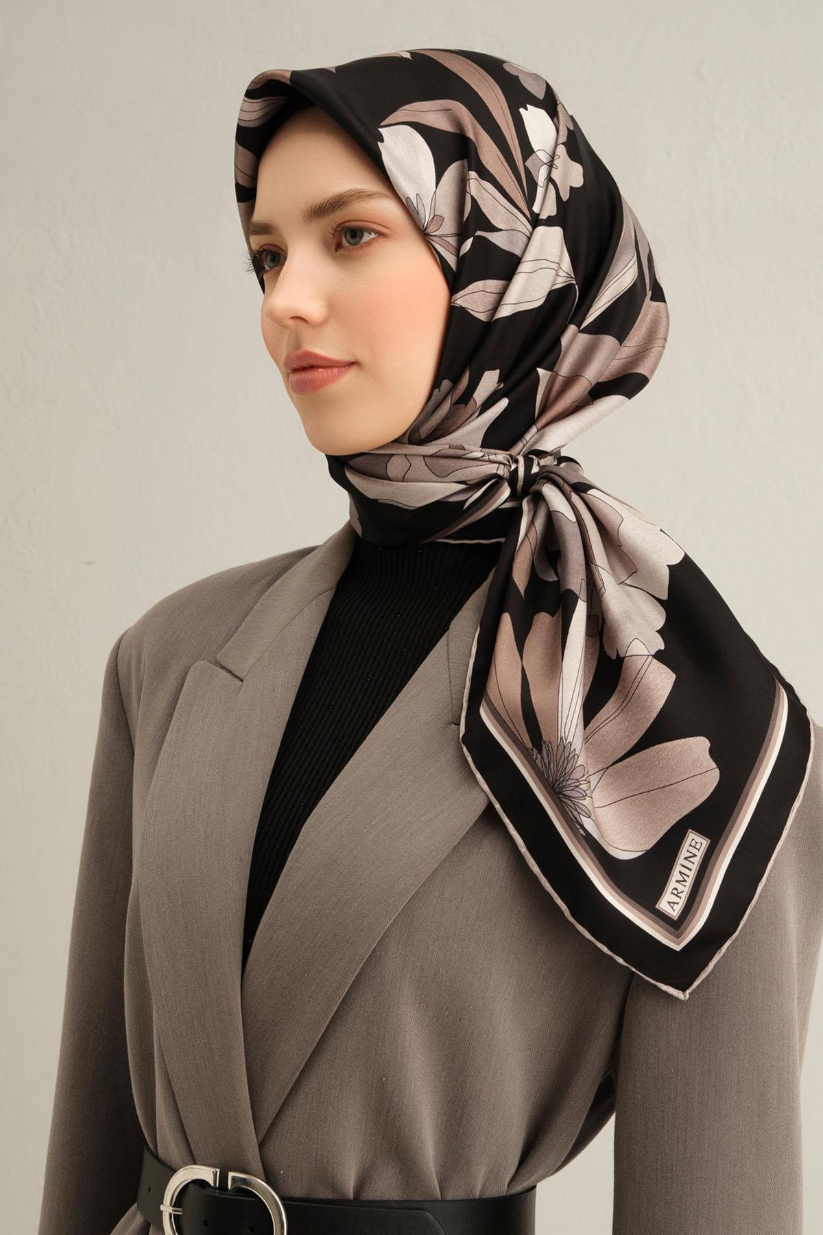 Armine İpek Eşarp 2025 İlkbahar-Yaz - 9312D-86 - Tivil