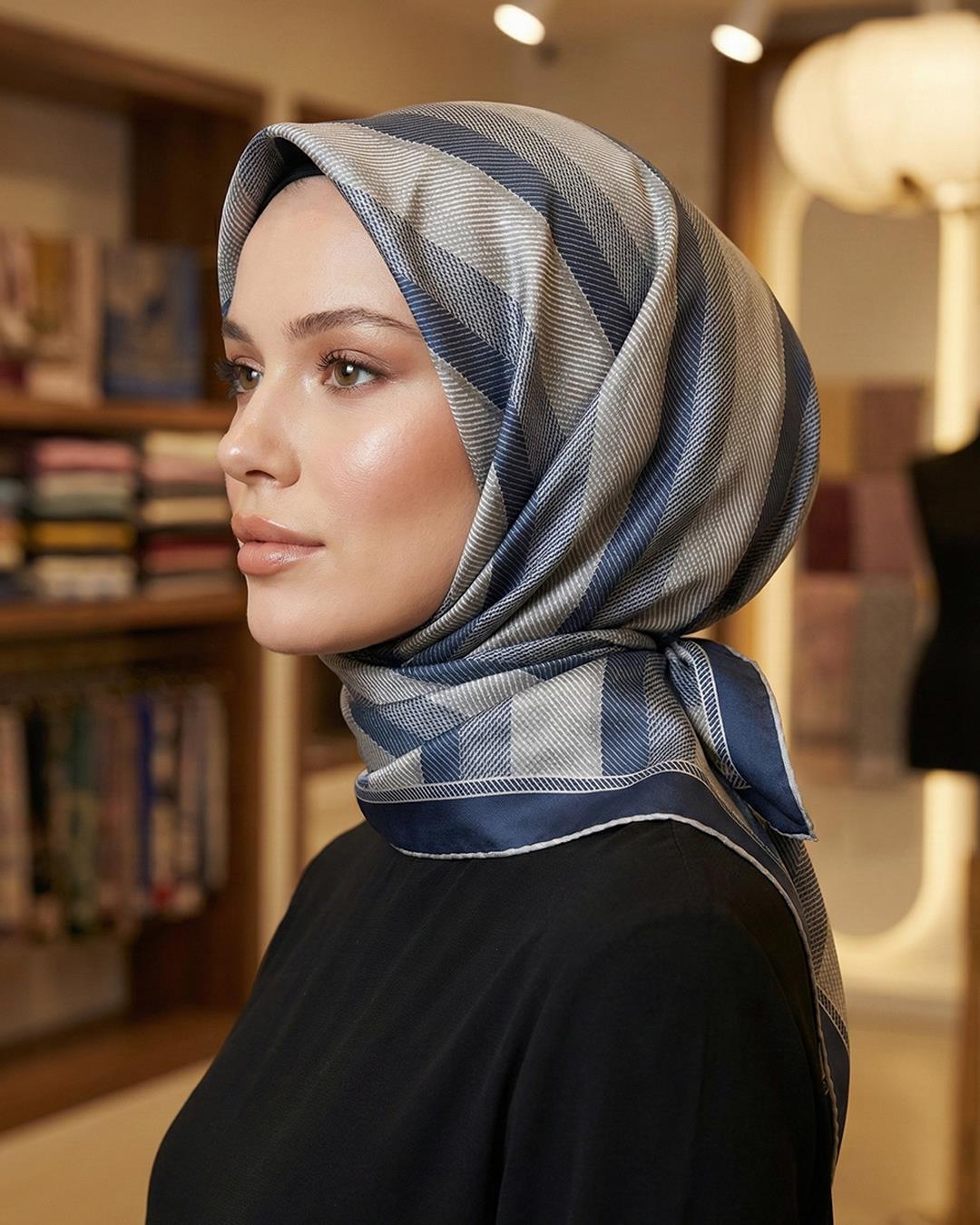Armine İpek Eşarp 2025 İlkbahar-Yaz - 9327D-85 - Tivil