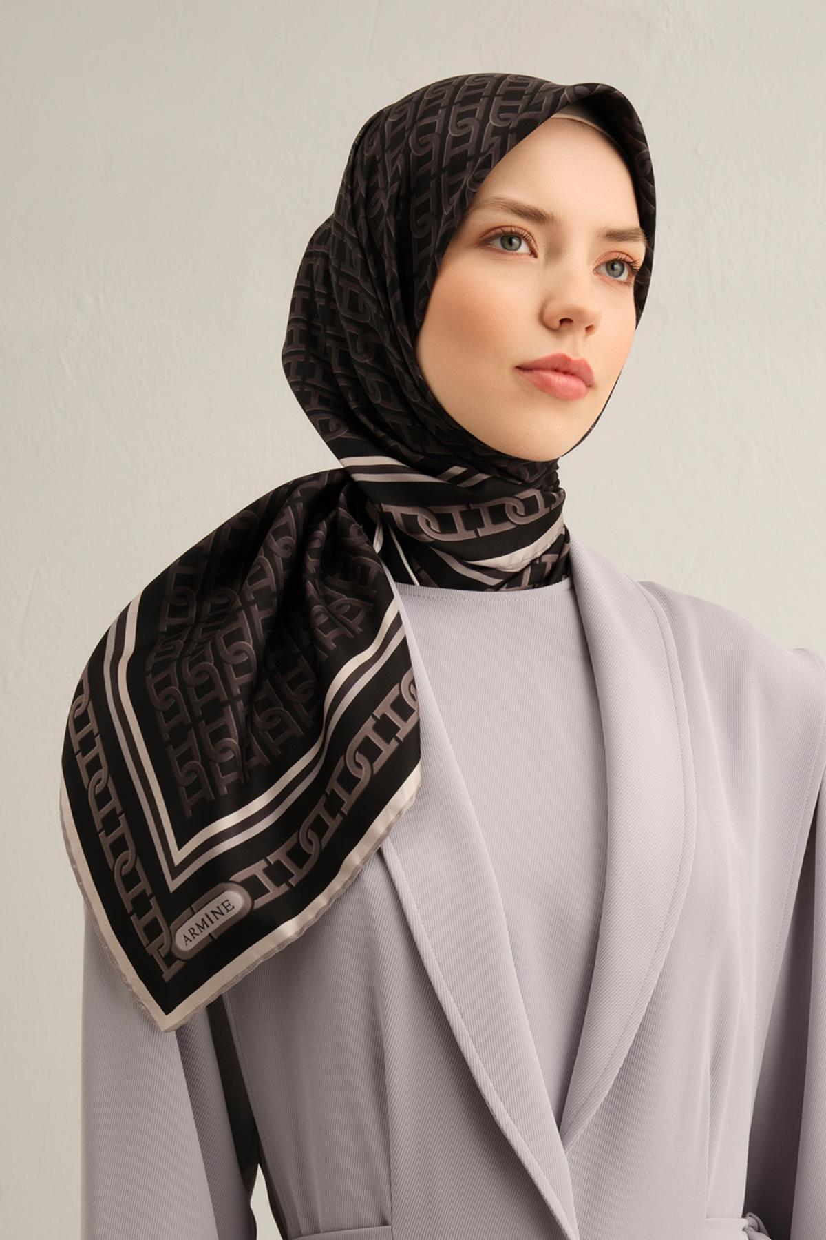Armine İpek Eşarp 2025 İlkbahar-Yaz - 9301D-84 - Tivil