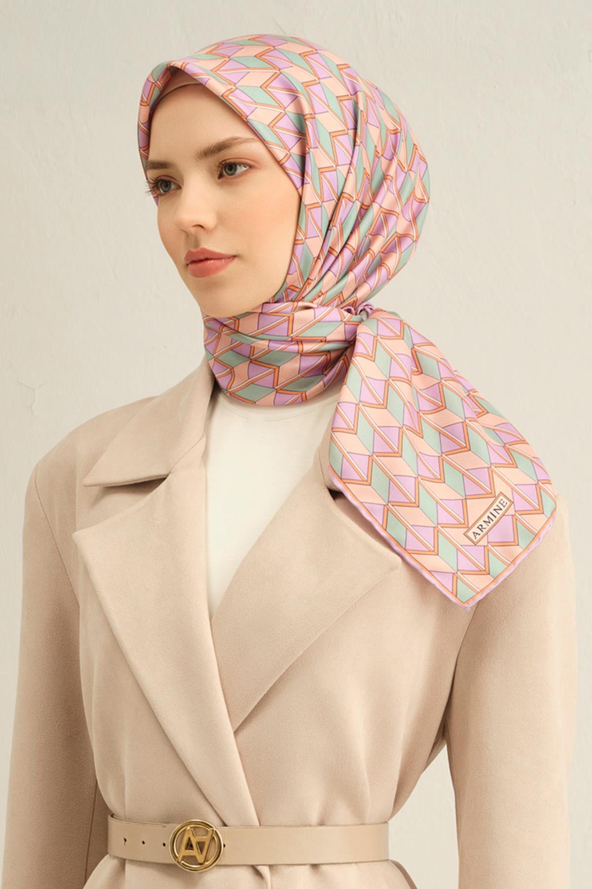 Armine İpek Eşarp 2025 İlkbahar-Yaz - 9309D-34 - Tivil