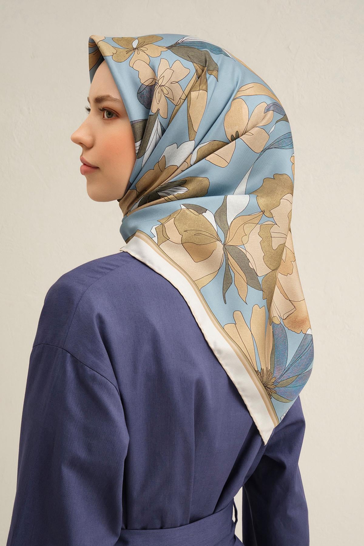 Armine İpek Eşarp 2025 İlkbahar-Yaz - 9312D-56 - Tivil