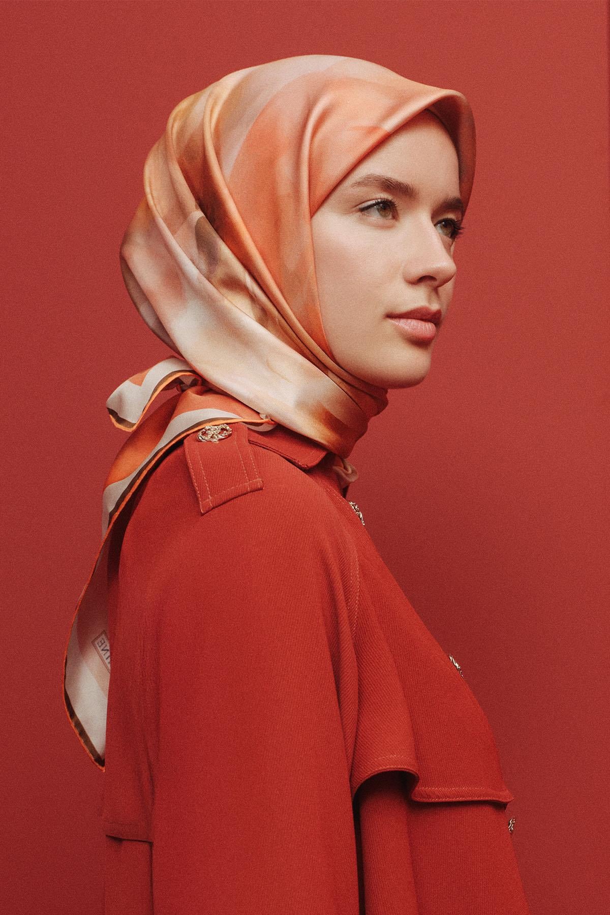 Armine İpek Eşarp 2025 İlkbahar-Yaz - 9310D-33 - Tivil