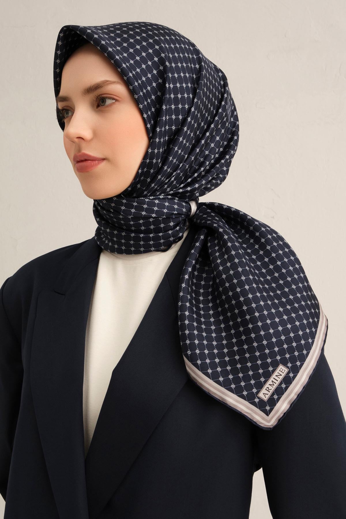 Armine İpek Eşarp 2025 İlkbahar-Yaz - 9345D-11 - Tivil