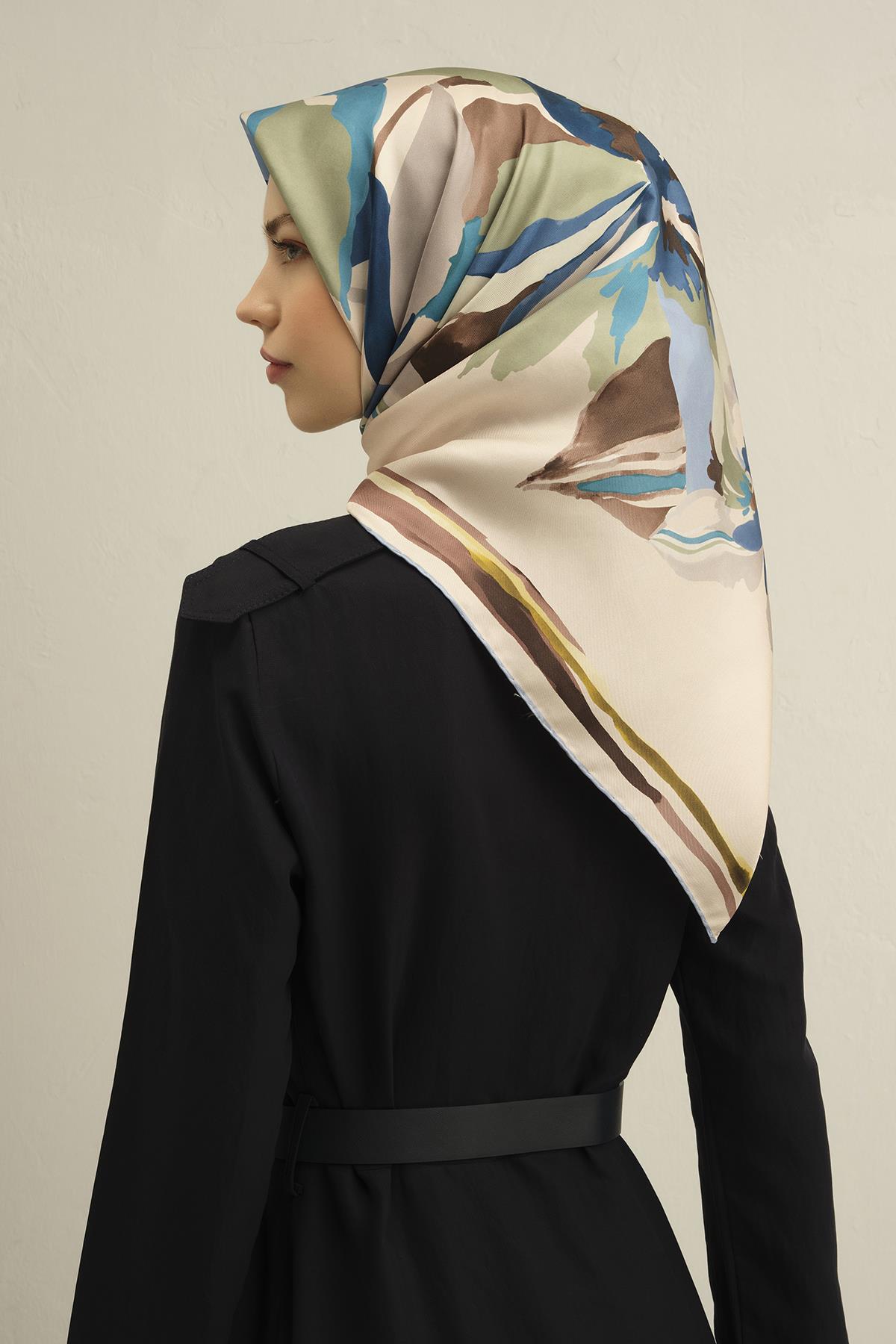 Armine İpek Eşarp 2025 İlkbahar-Yaz - 9340D-34 - Sura