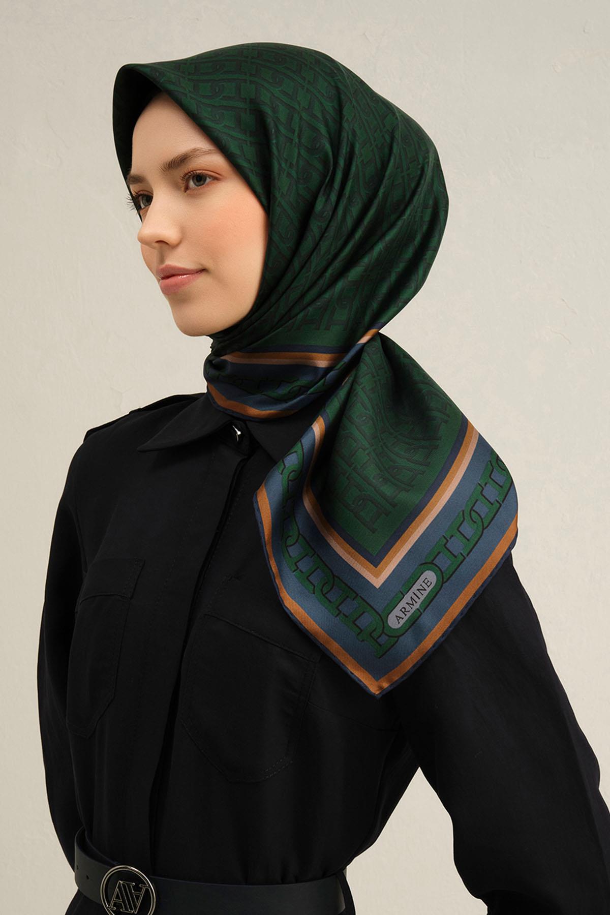 Armine İpek Eşarp 2025 İlkbahar-Yaz - 9301D-80 - Sura