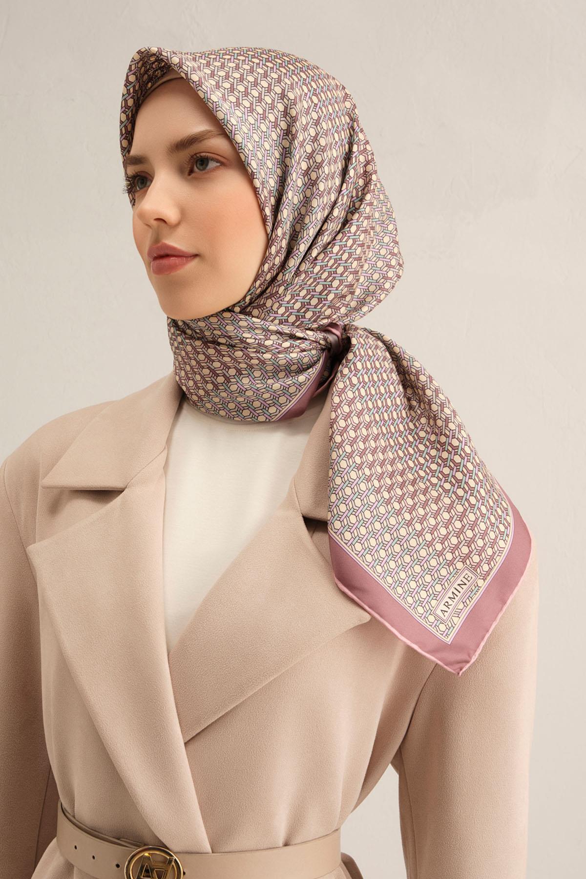 Armine İpek Eşarp 2025 İlkbahar-Yaz - 9319D-84 - Sura