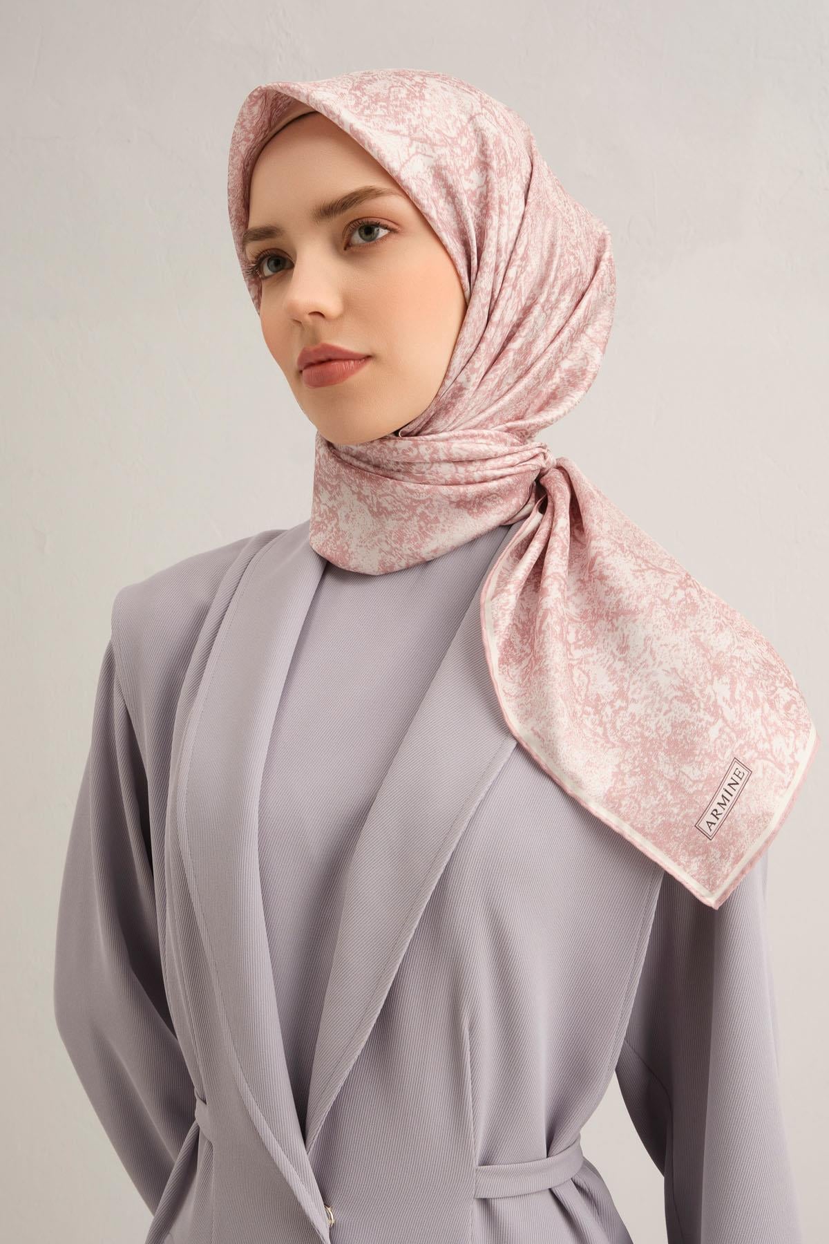Armine İpek Eşarp 2025 İlkbahar-Yaz - 9311D-86 - Tivil