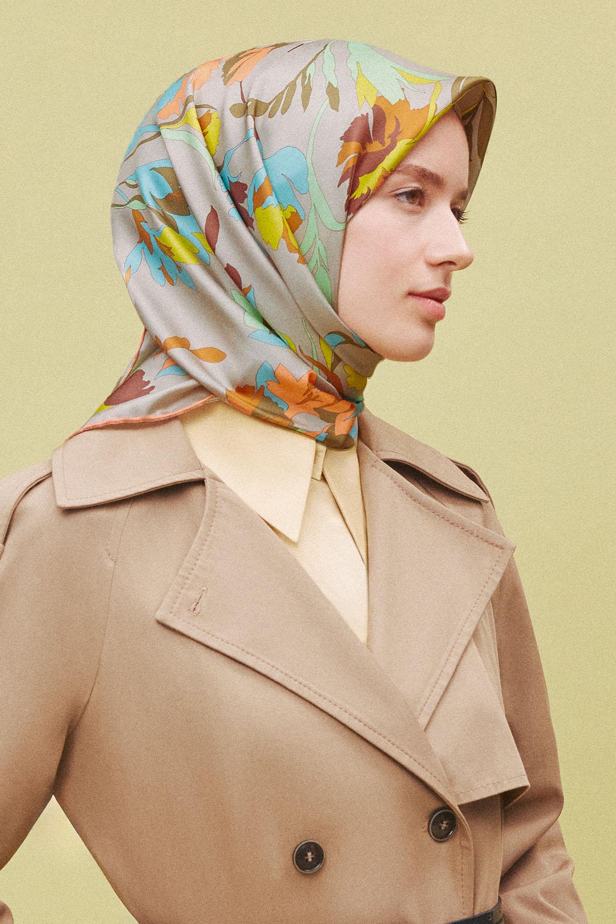 Armine İpek Eşarp 2025 İlkbahar-Yaz - 9342D-02 - Sura