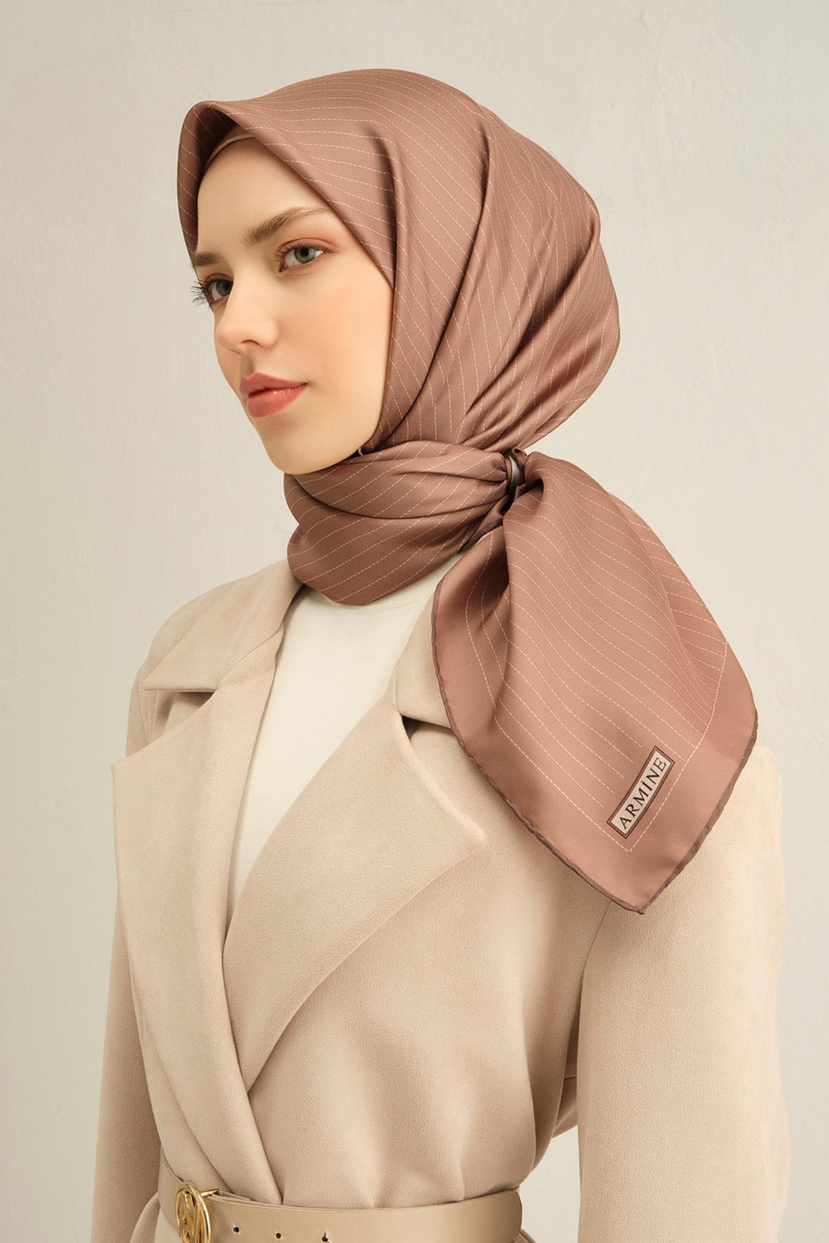 Armine İpek Eşarp 2025 İlkbahar-Yaz - 9348D-36 - Tivil