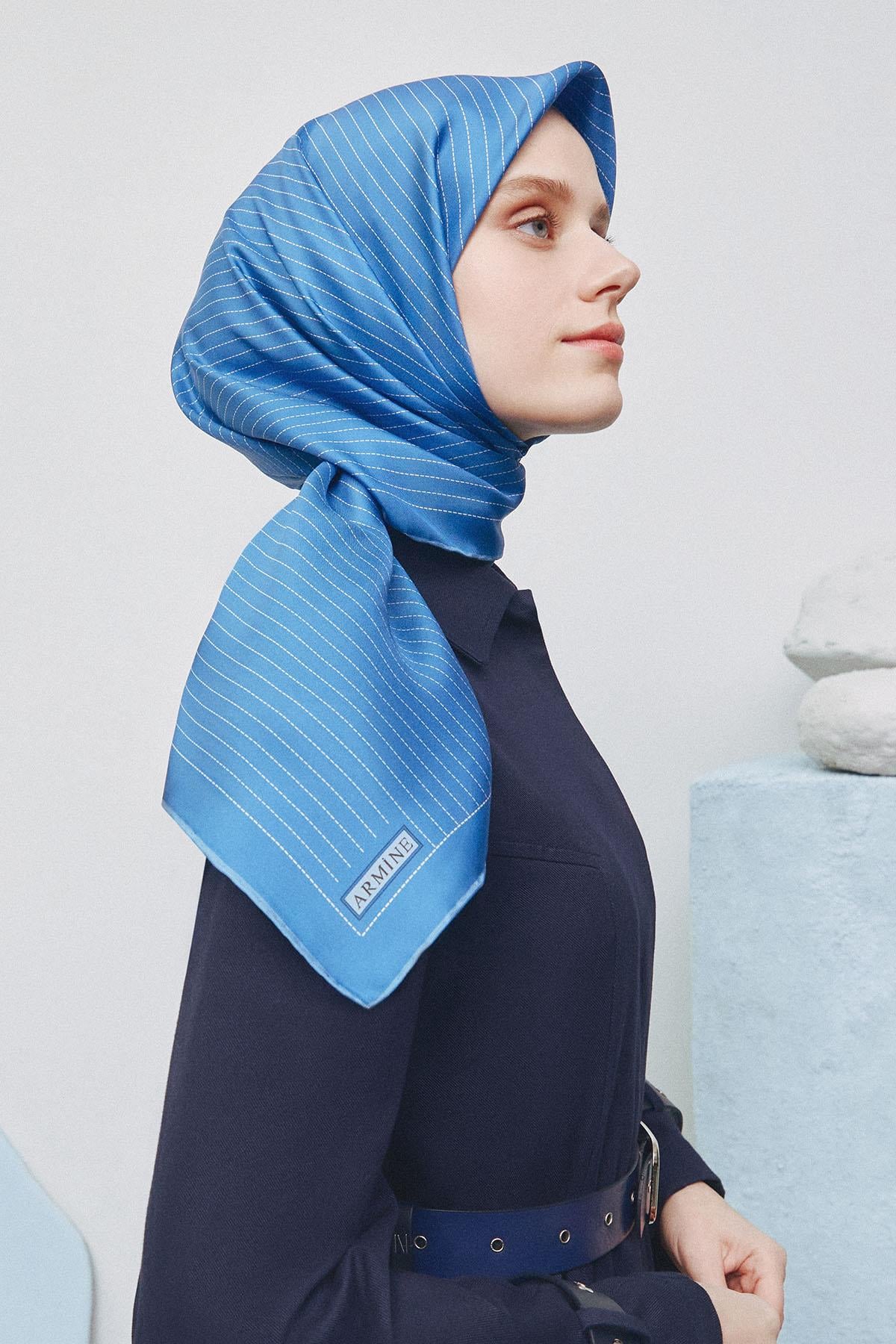 Armine İpek Eşarp 2025 İlkbahar-Yaz - 9348D-50 - Tivil