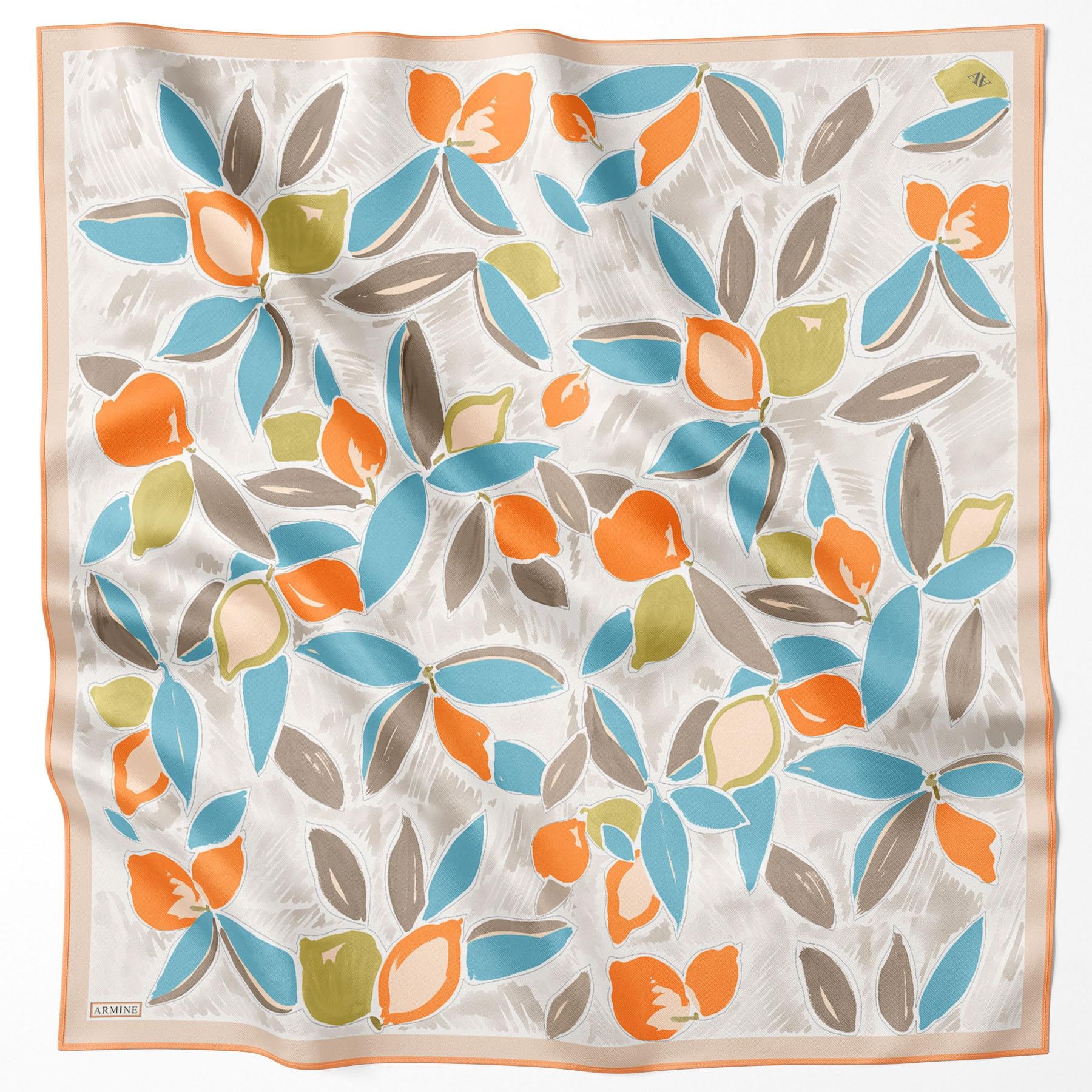 Armine Silk Scarf 2025 Spring-Summer - 9314D-36 - Satin