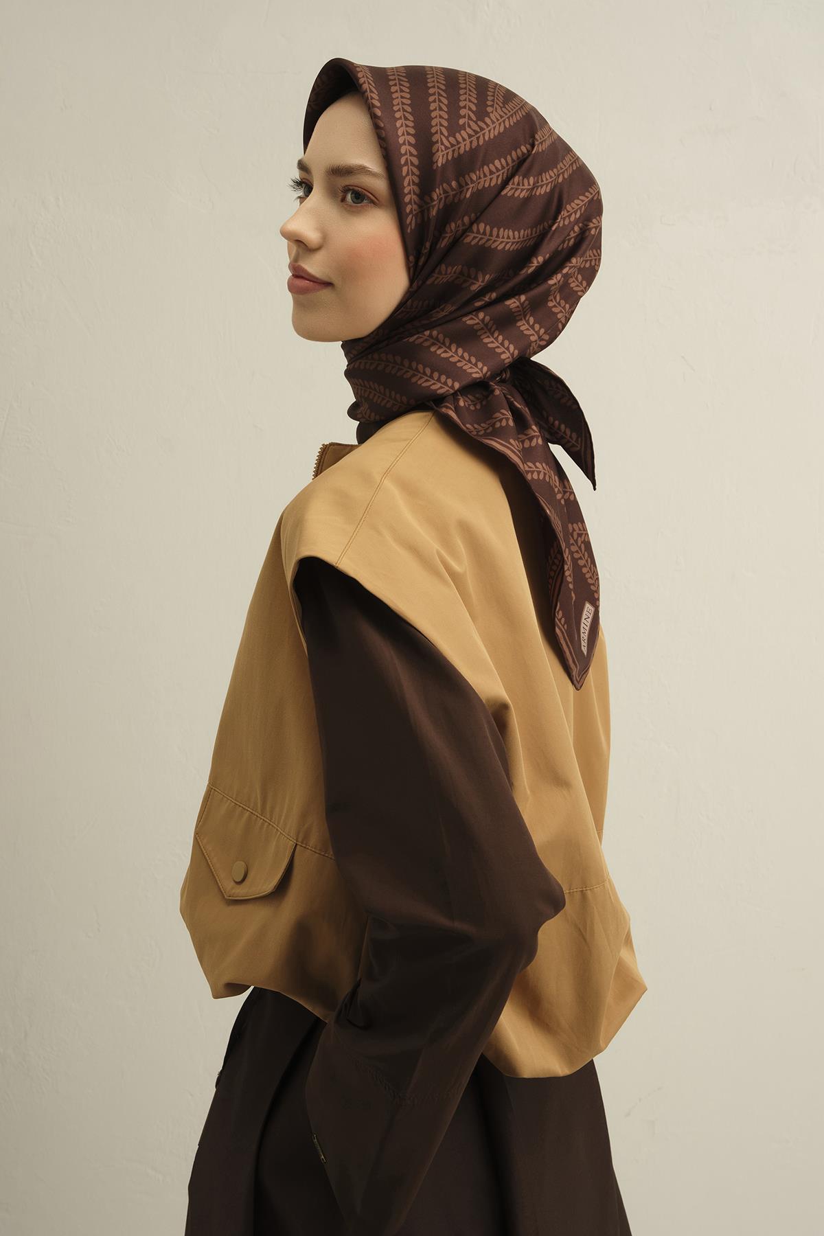 Armine İpek Eşarp 2025 İlkbahar-Yaz - 9351D-84 - Tivil
