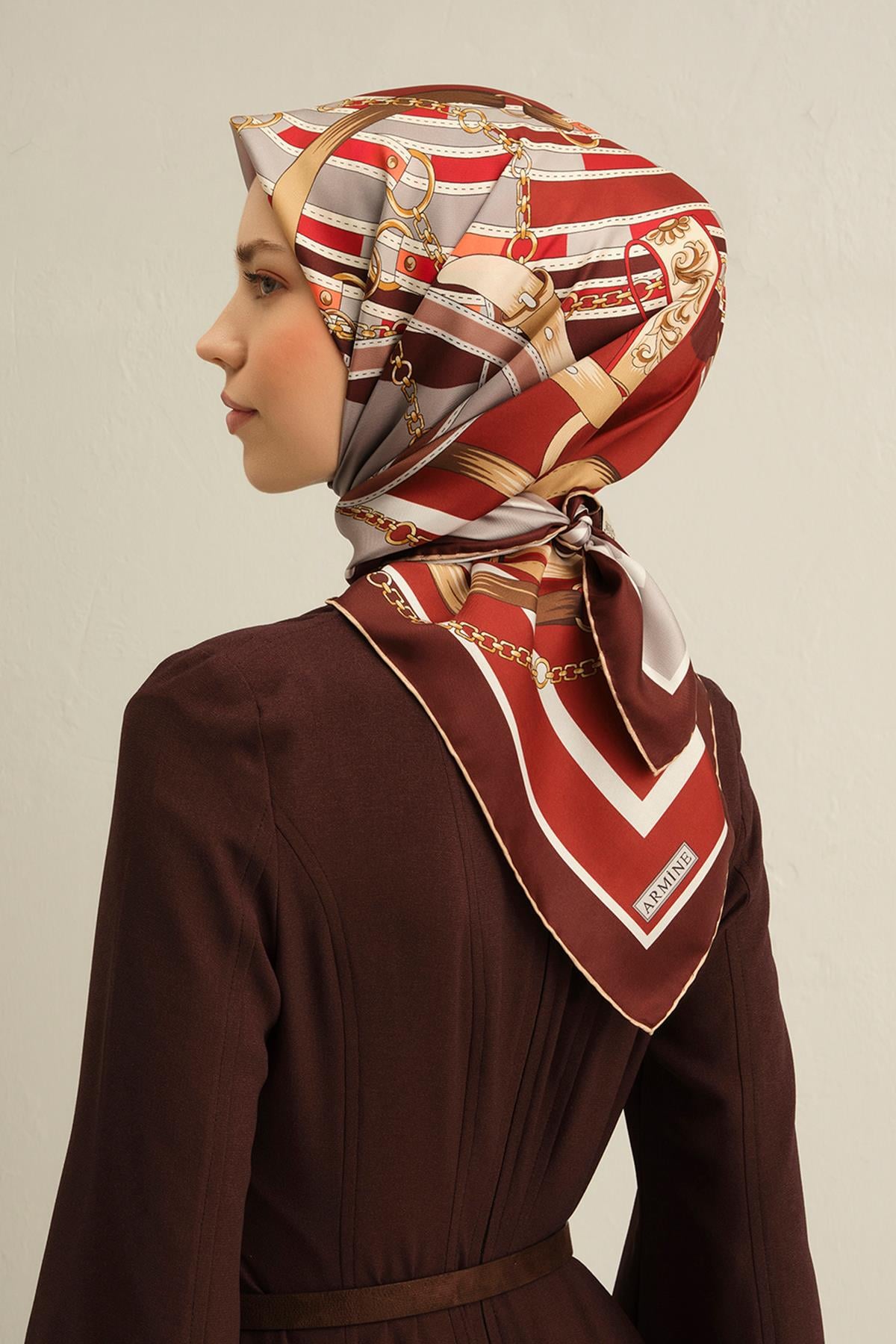 Armine İpek Eşarp 2025 İlkbahar-Yaz - 9315D-31 - Sura