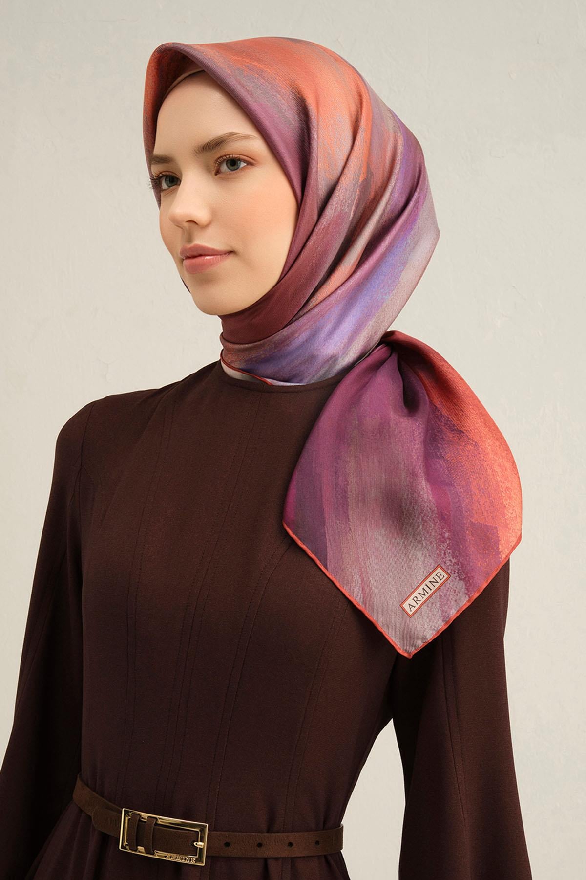 Armine İpek Eşarp 2025 İlkbahar-Yaz - 9308D-03 - Sura